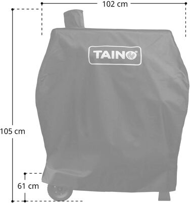 Чохол TAINO Hero XXL для гриля, захисний, водонепроникний, для коптильні, вугільного гриля, BBQ та гриль-візка