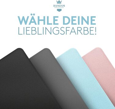 Підкладка для столу HAMZAM з PU шкіри, 90x40 см - преміум якість, з інтегрованим мишкою, для офісу та дому
