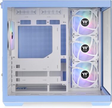 Корпус для ПК Thermaltake View 380 TG ARGB Mid Tower, 25 Years Hydrangea Blue Limited Edition, блакитний