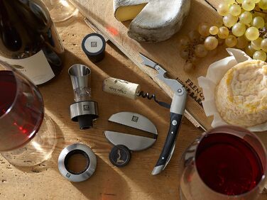ZWILLING Sommelier Waiter's Knife, with 3-in-1 Function: Corkscrew, Foil Cutter, and Bottle Opener, Stainless Steel