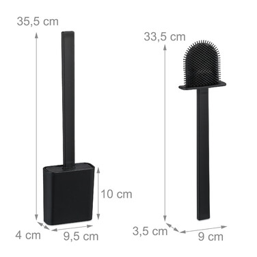 Wall-Mounted Toilet Brush