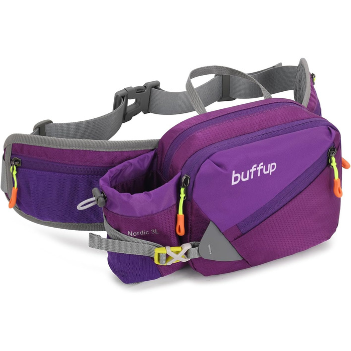 Спортивна поясна сумка-бананка для собак: тренування, велоспорт, піші прогулянки, біг. Великий об'єм, для чоловіків та жінок, колір: фіолетовий