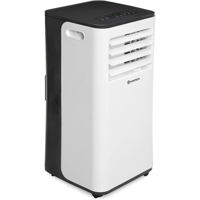 Мобільний кондиціонер HANTECH 9000 BTU | 3-в-1: охолодження, вентиляція, осушувач | Охолодження до 33 м² | З пультом керування та випускним шлангом