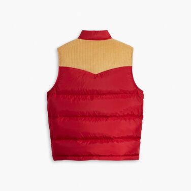 Жилет Levi's чоловічий Western Super Puffer Weste L Rhythmic Red
