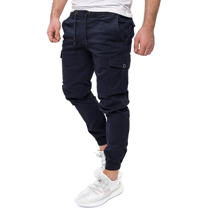 Чоловічі штани карго PITTMAN Darius, бавовняні, сині (Sky Captain 193922) 33W/38L