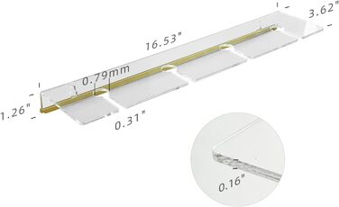 Тримачі для вина KOLYMAX (2 шт.) - настінні, акрилові, для винних пляшок