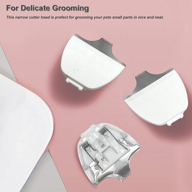Набір для догляду за тваринами: професійна машинка для стрижки собак та котів, безшумна, акумуляторна, бездротова, набір лез (3 шт.)