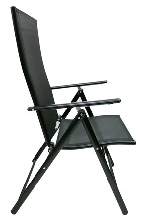 Садовий стілець Kontrast, метал, чорний