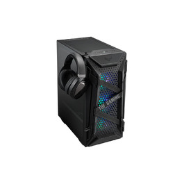 Корпус ПК ASUS TUF Gaming GT301: Mid-Tower, скло, RGB, Aura Sync, чорний