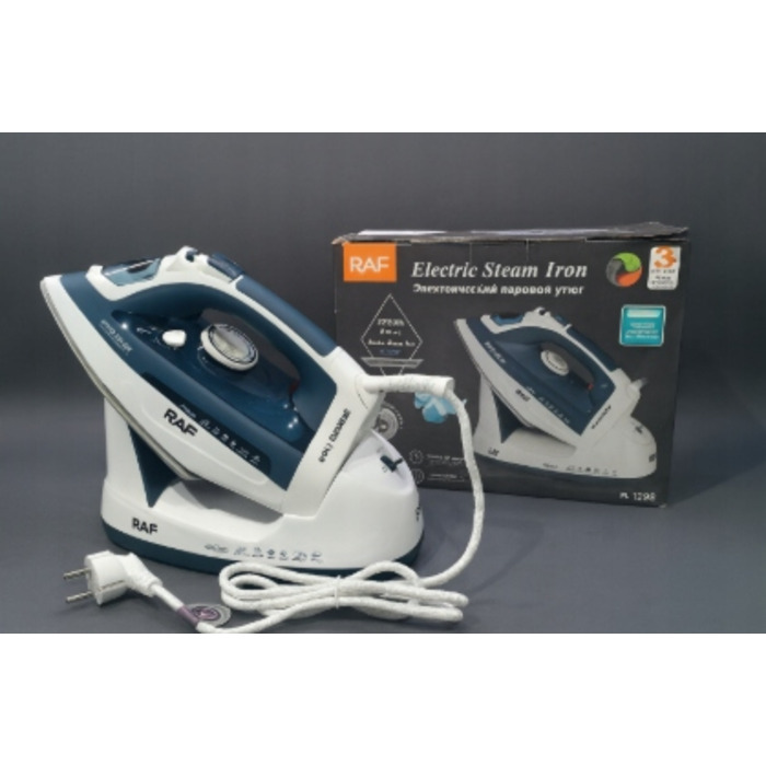 Парова праска RAF Steam Iron 2600W, керамічна підошва, самоочищення