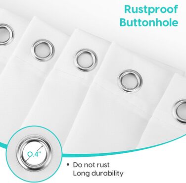 Драпірування для ванної кімнати Amaredom з квітковим принтом, 120x200 см