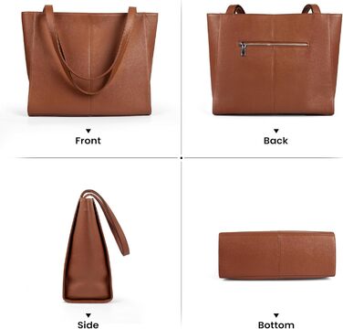 Сумка жіноча шкіряна befen Shopper, велика, для ноутбука 14