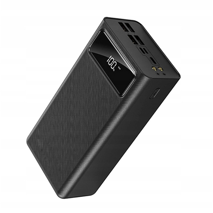 Повербанк JYSafora 50000 mAh, 5xUSB, швидка зарядка, з LED-дисплеєм, білий