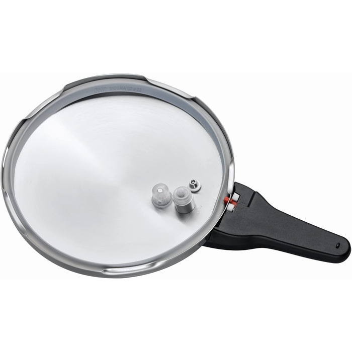 Скороварка Silit Sicomatic t-Plus 2,5 л, силарганова, для індукції, 18 см, 3 режими, чорна, з одноручним регулятором