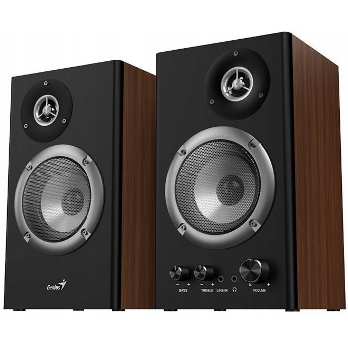 Акустична система GENIUS SP-HF1200B, 2.0, 36 Вт, дерев'яний корпус