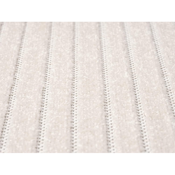 Килим Santo Plus для вітальні та спальні: якісний, легкий у догляді, довговічний, сучасний дизайн, підходить для вулиці, кремовий, 160 x 220 см