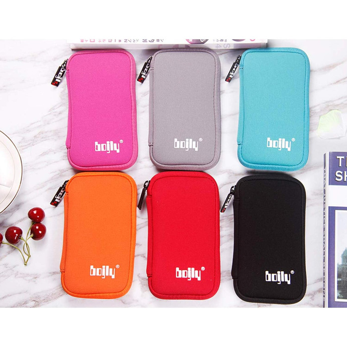 Водонепроникна сумка-органайзер для аксесуарів електроніки, 9 відділень для USB-накопичувачів, чорний, великий