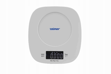 Кухонні ваги Zelmer ZKS1450, білі, до 5 кг