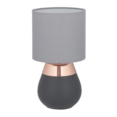 Relaxdays Table Lamp with Fabric Shade