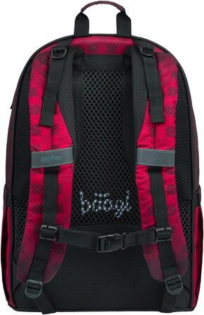 Шкільний рюкзак Baagl для хлопчиків та дівчаток-підлітків з відділенням для ноутбука та нагрудним ременем (Гаррі Поттер Гоґвортс)