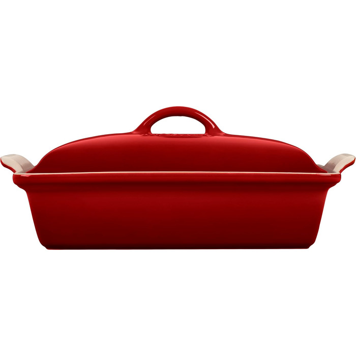 Каструля LeCreuset з керамічним покриттям, червона