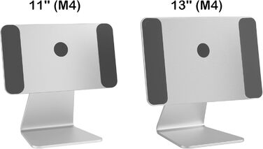 Магнітна підставка-тримач для Apple iPad Pro 12.9 (3-6 покоління) та iPad Air 13 (11 Pro M4/M5), срібляста