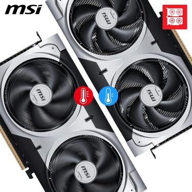 Відеокарта MSI GeForce RTX 5060 Ti Ventus 2X OC Plus 16GB GDDR7, PCIe 5.0