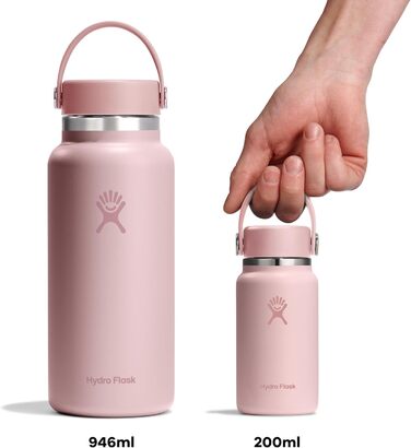 Термос Hydro Flask Micro 200 мл - ізольована пляшка, не протікає, зберігає напої холодними/гарячими до 7 годин, компактний, міцний, колір Birch