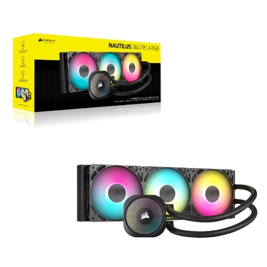 Рідинне охолодження Corsair NAUTILUS 360 RS ARGB 3x120мм CW-9060093-WW