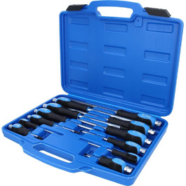 Набір ударних викруток BRILLIANT TOOLS BT034012, 12 шт, з ковпачком для ударів [KS TOOLS]