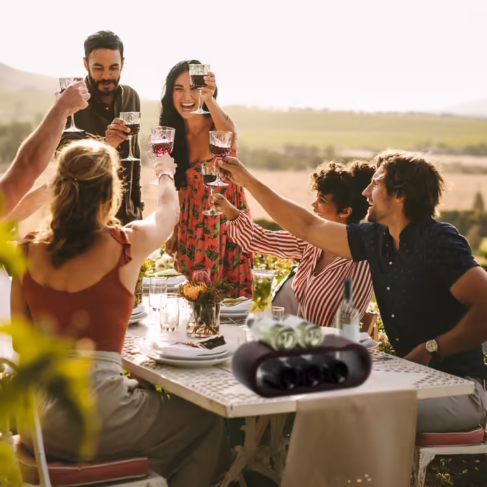 Relaxdays Wine Rack for 6 Bottles