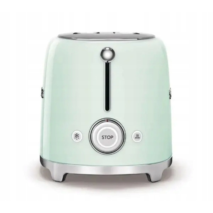 Тостер Smeg 50's Style TSF01PGEU на 2 скибки, пастельний зелений