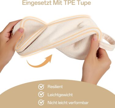 Косметичка для жінок KALIDI з корду, зелено-бежева, з відділеннями, на блискавці, для подорожей