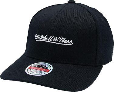 Кепка Mitchell & Ness Script Logo з логотипом, червона snapback, унісекс, для чоловіків, жінок, дітей, регульований розмір, чорно-біла