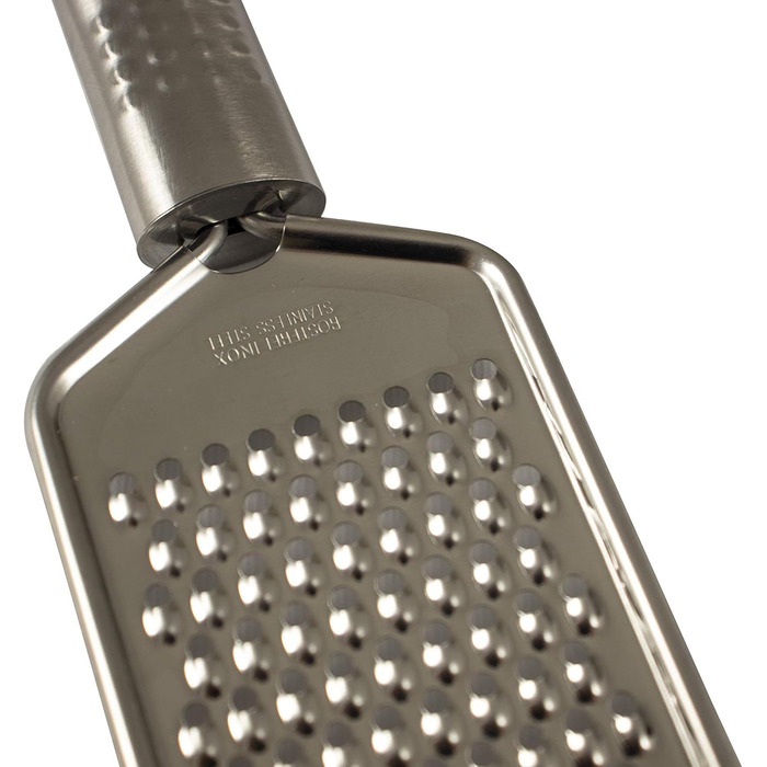 Подрібнювач часнику Fackelmann OVALGRIFF з нержавіючої сталі, ергономічна ручка, сріблястий, 1 шт.