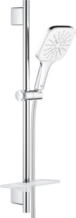 GROHE Vitalio SmartActive 130 Cube | Handshower 3 Spray Patterns | Chrome | 26595000 (Brstg.Set 600mm, cosmopolitan, Multicolor)