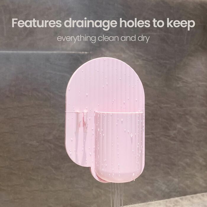 Silicone Shower Toothbrush Holder, Suction Cup, Shower Box Tool, Bathroom Tool, Suction Cup for Walls or Mirrors, Silicone is Waterproof and Removable for Reuse, Yellow