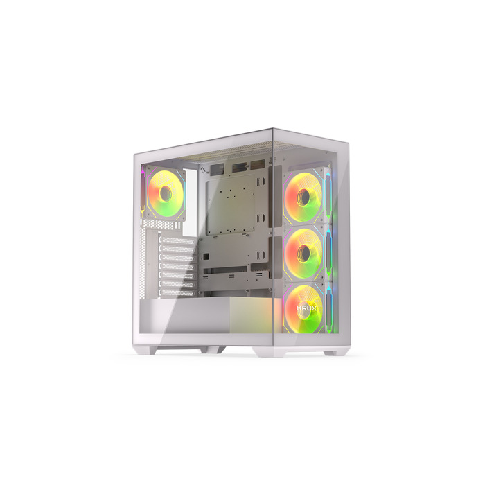 Корпус Krux Exo RGB, білий (KRXD009)