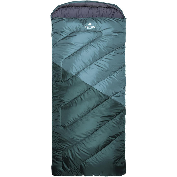 Сплячий мішок TETON Sports Degree C Flannel Lined Left Zip 18 Grad C Flanell gefütterter linker Reißverschluss Schlafsack – Blue (XXL / 0F Degree / Right Zip, lagoon)