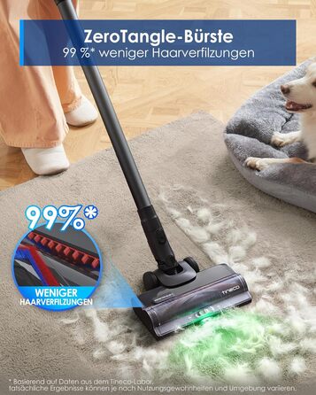 Бездротовий ручний пилосос Tineco Pure ONE S50: 150AW, до 65 хв роботи, LED, для твердих підлог