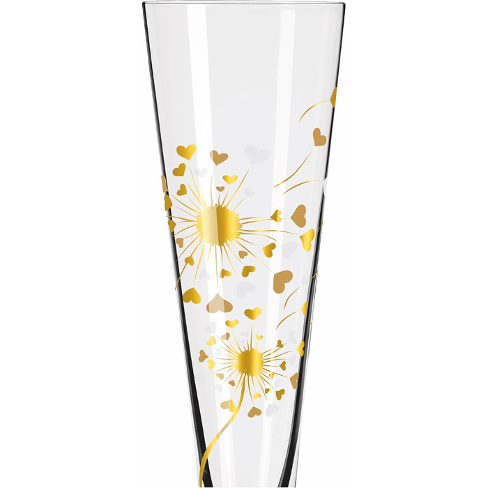 Кельхі для шампанського RITZENHOFF Goldnacht, 200 мл, набір 2 шт, з справжнім золотом, Made in Germany