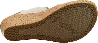 Skechers Beverlee - Бежеві кеди-платформи жіночі 39.5 EU