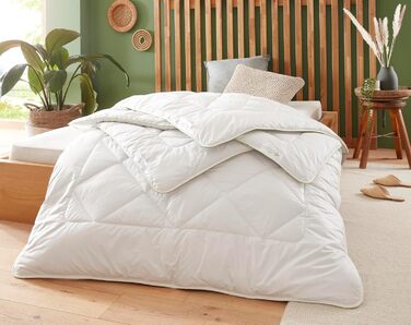 Badenia Trendline Eco Down Alternative Comforter Camel Duo 135 x 200 cm, white, Öko-Tex Certified, produced according to German quality standard 135 x 200 Duo Winter Blanket