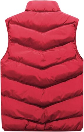 Чоловіча тепла куртка з капюшоном та кишенями з блискавкою (XXL, червоний)