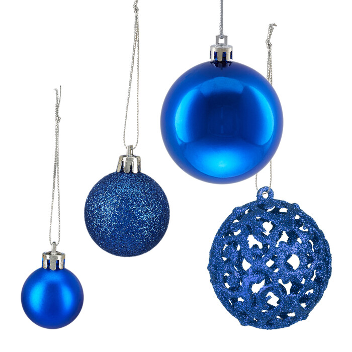 Relaxdays Set of 50 Christmas Baubles