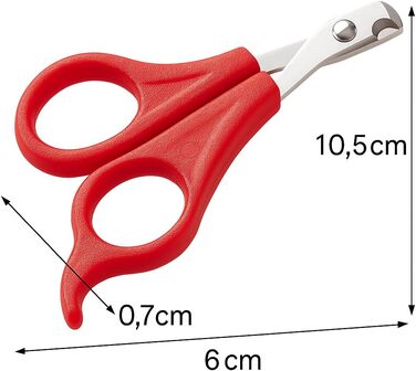 Ножиці для стрижки кігтів собак Ferplast з обмежувачем та захистом, зручна ручка, розмір M (Small)