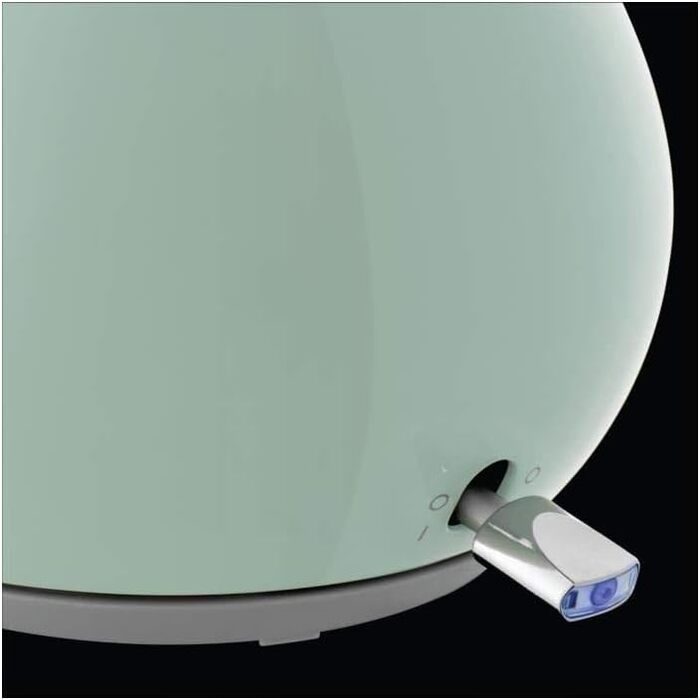 Електричний чайник Russell Hobbs Hanley Retro Jasmine, 2400W, 1.5л, кремово-білий, нержавіюча сталь, ретро-дизайн