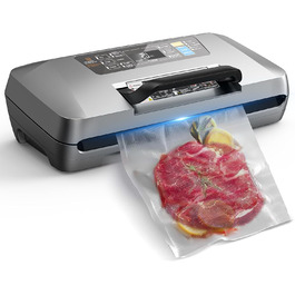 Професійний вакуумний пакувальник DXstring Vakuumiergerät Profi: 12 функцій, 95kPa, подвійний шов, для продуктів харчування