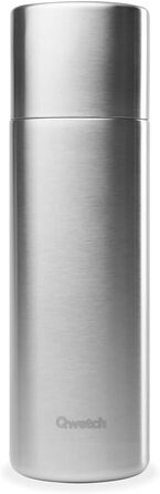 Qwetch Stainless Steel Thermos Flask - 750ml Insulated Bottle & Travel Mug - 24h Cold & 12h Hot - Leakproof, BPA-Free, for Coffee & Tea