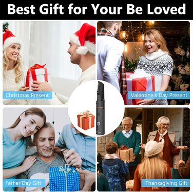 Електричний чоловічий триммер 4-в-1 для тіла, обличчя та інтимної зони (чорний)